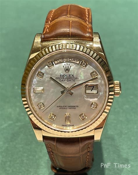 rolex day date 118138.